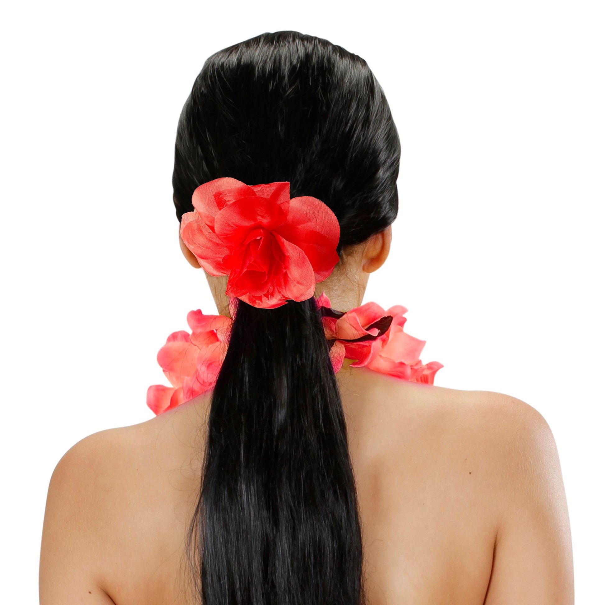 "HAARGUMMI MIT ROTER BLUME" – Ansicht 4