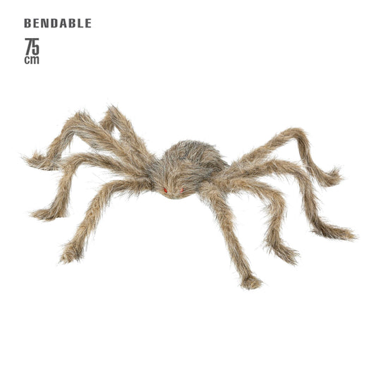 "HAARIGE SPINNE BIEGBAR" 75 cm – Vorderansicht