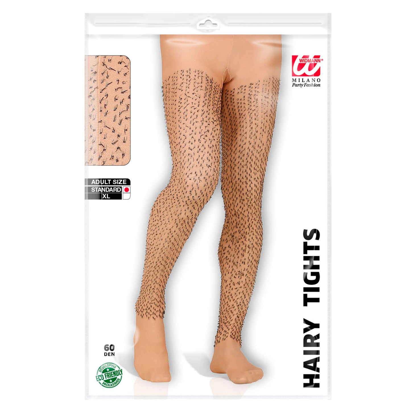 "HAARIGE STRUMPFHOSE" Männergröße - 60 DEN – Detailansicht