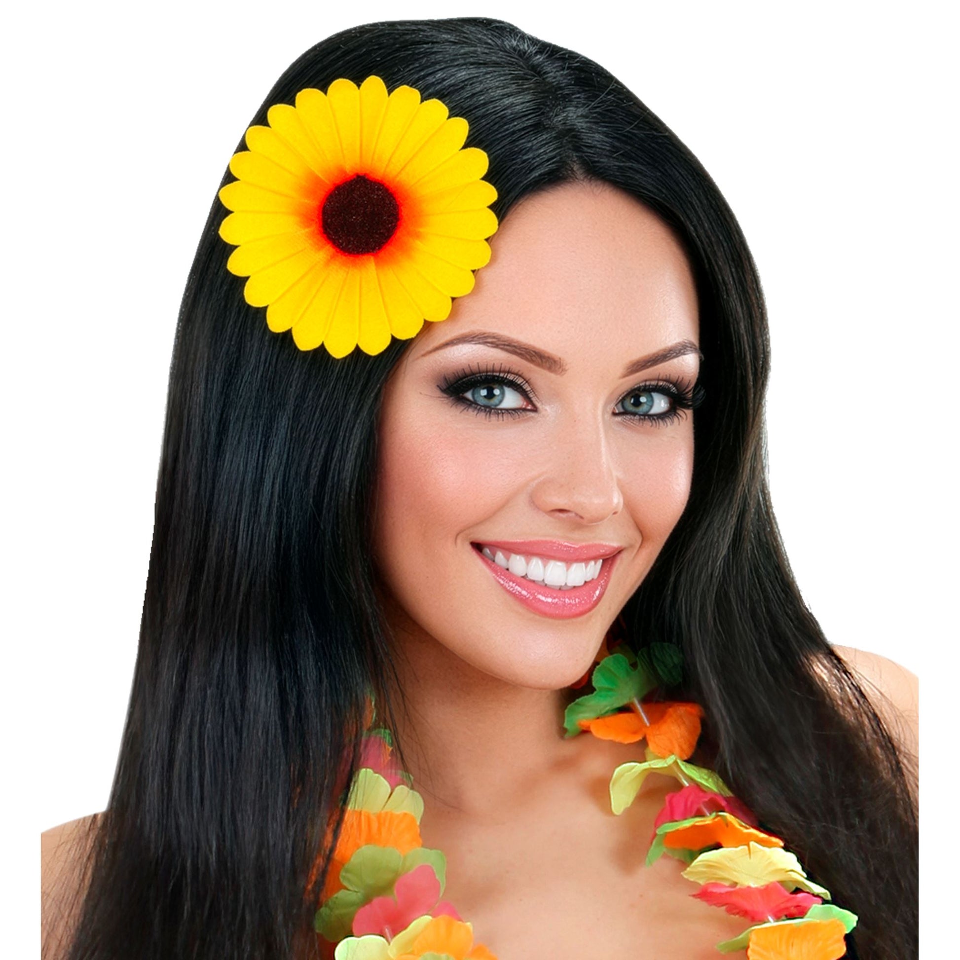 "HAARKLAMMER & BROSCHE SONNENBLUME" – Ansicht 5