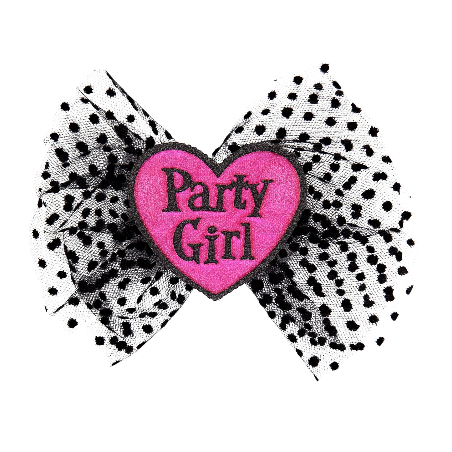 "HAARKLAMMER PARTY GIRL" – Vorderansicht