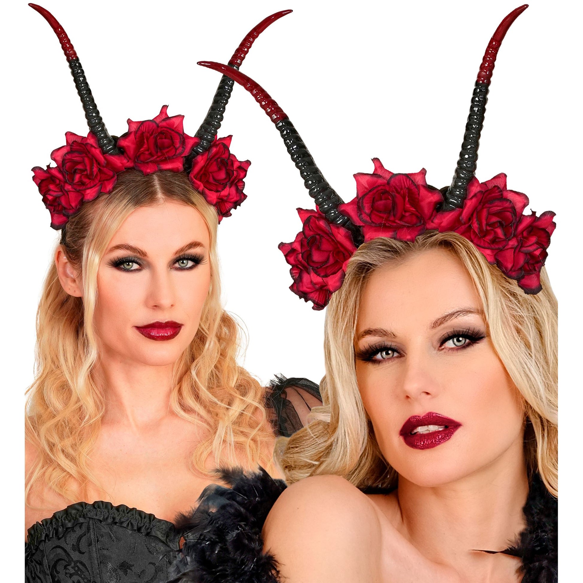 "HAARREIF MIT HÖRNERN & ROTEN ROSEN" – Ansicht 3