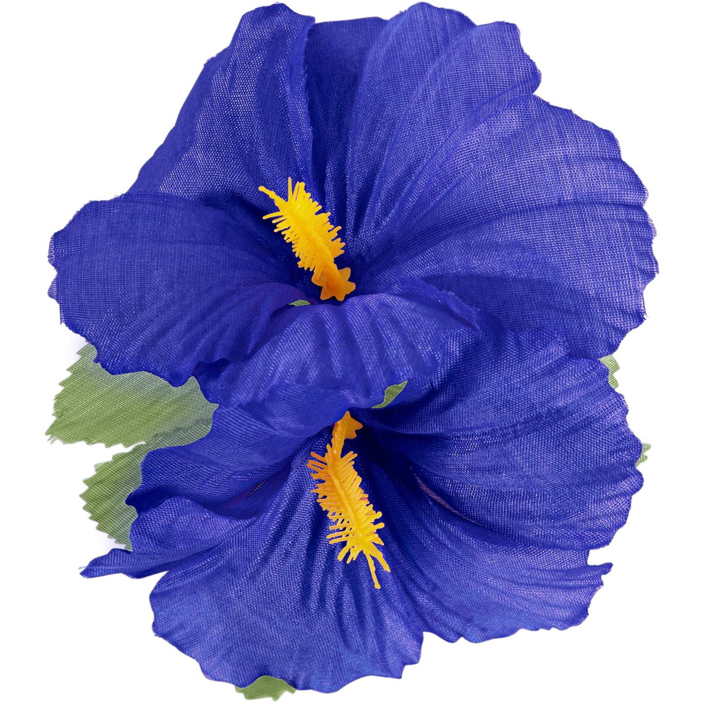 "HAARSPANGE MIT 2 BLAUEN HIBISKUSBLUMEN" – Detailansicht