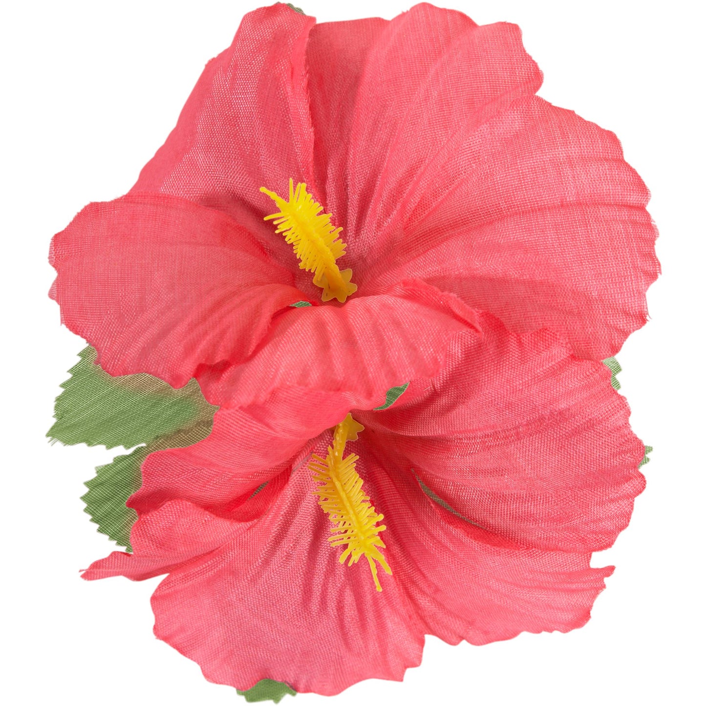 "HAARSPANGE MIT 2 ROSA HIBISKUSBLUMEN" – Detailansicht