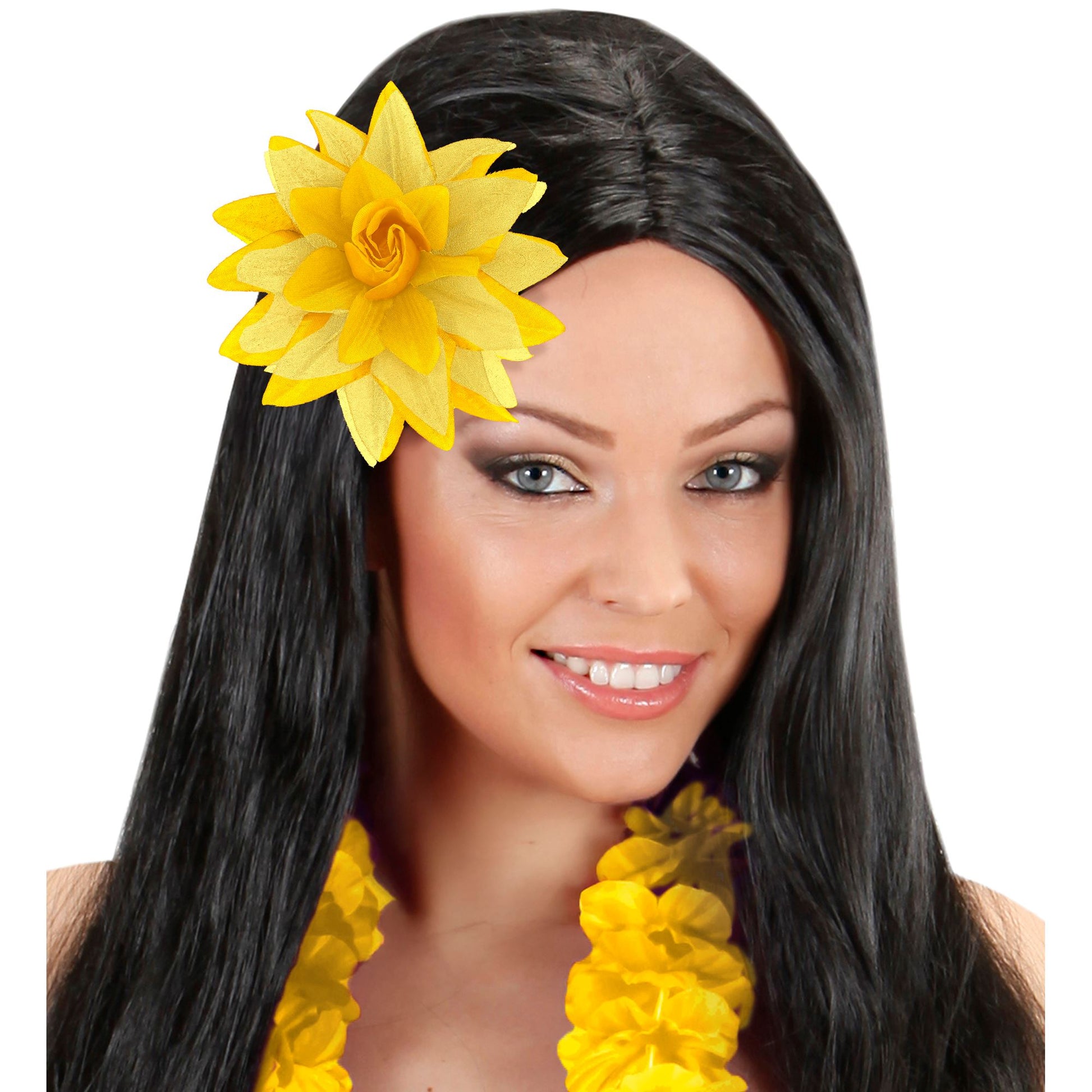 "HAARSPANGE MIT GELBER BLUME UND " – Ansicht 4