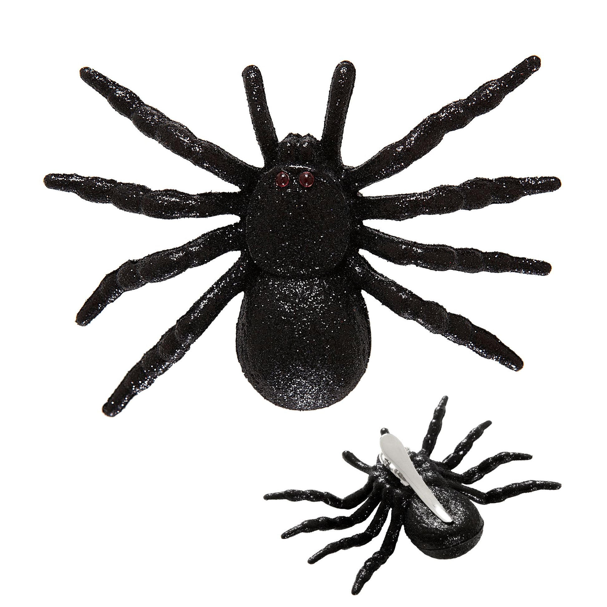"HAARSPANGE SPINNE" – Vorderansicht