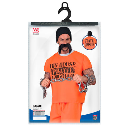 "HÄFTLING" (T-Shirt, Hose, Mütze Schnurrbart) – Ansicht 5