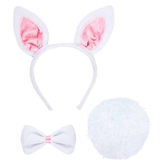 "HÄSCHEN" Dress- Up- Set (Ohren, Fliege, Schwanz) – Vorderansicht