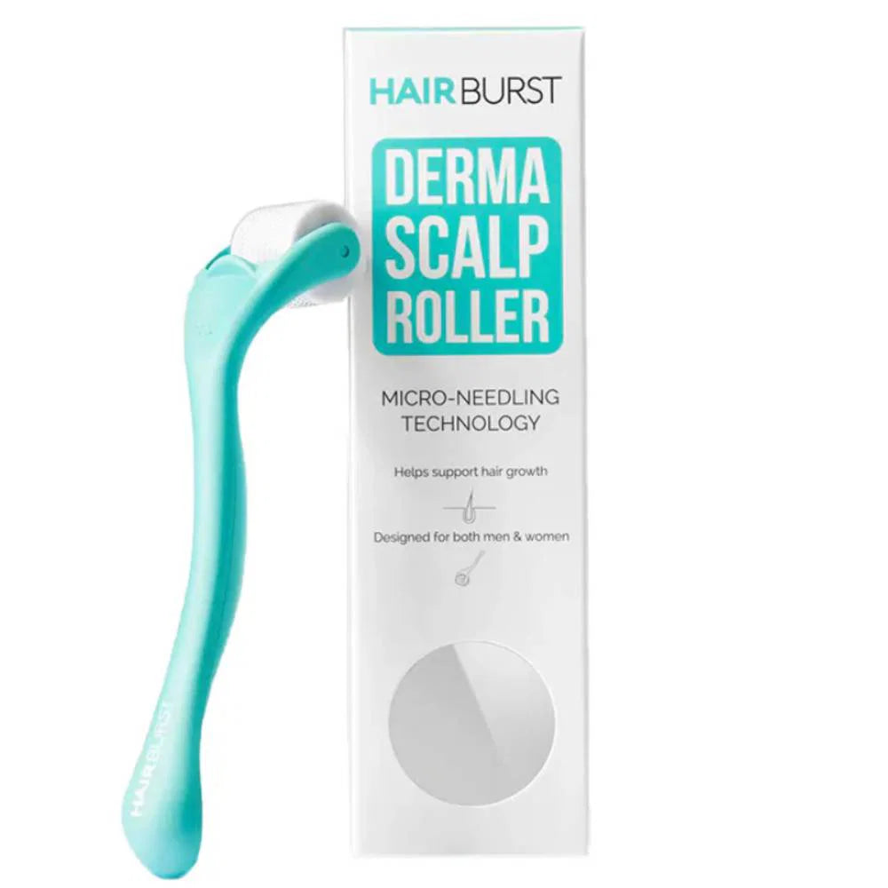 Hairburst, Micro-Needling, Metall-Kopfhautmassagegerät, Hellblau