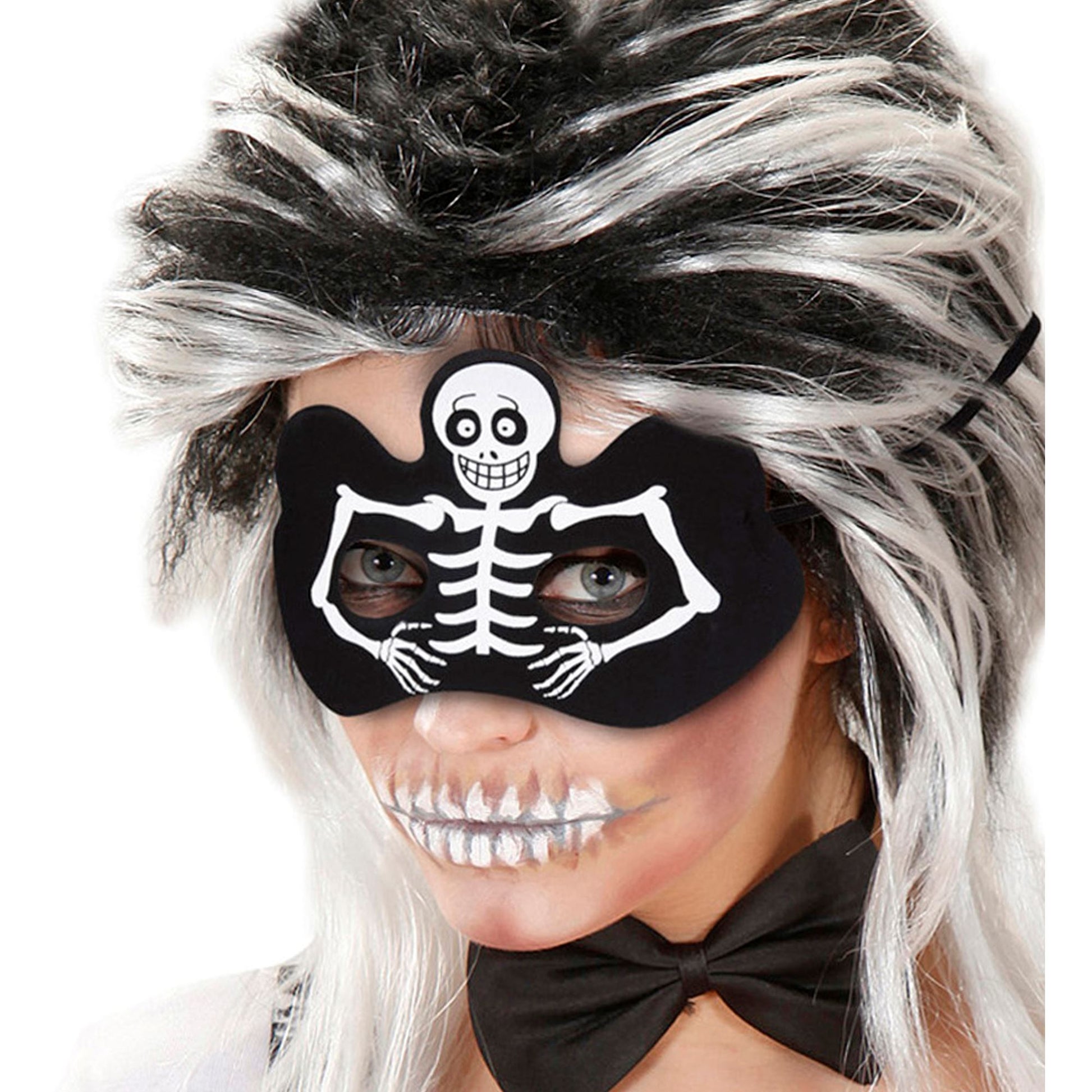 "HALBMASKE SKELETT" – Detailansicht