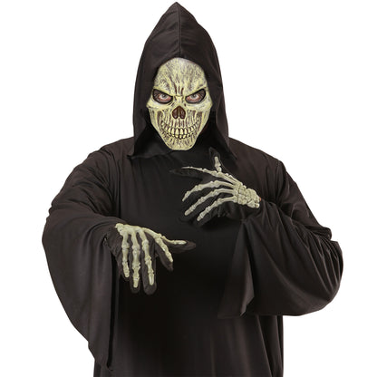 "HALBMASKE TOTENKOPF AUS SCHAUMLATEX" – Detailansicht