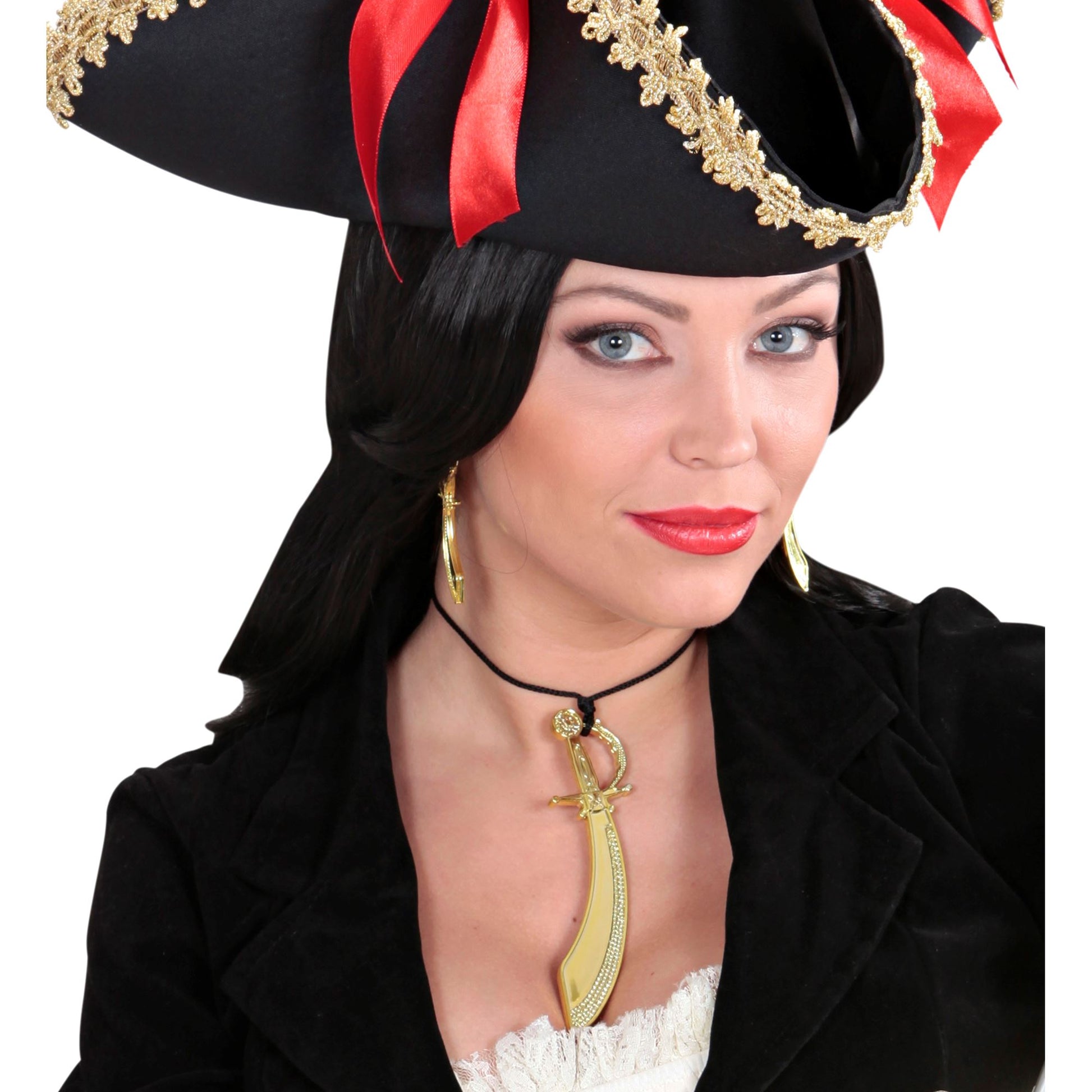 "HALSKETTE MIT PIRATENSÄBEL IN GOLD" – Ansicht 4