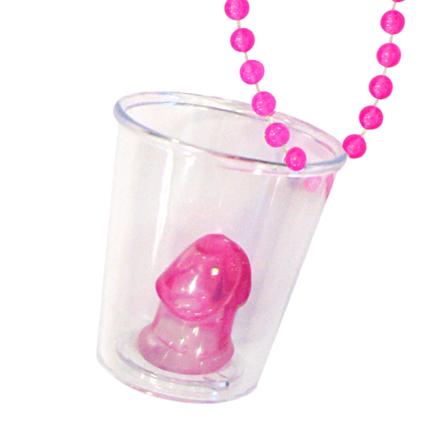 "HALSKETTE MIT WILLY SCHNAPSGLAS" – Vorderansicht