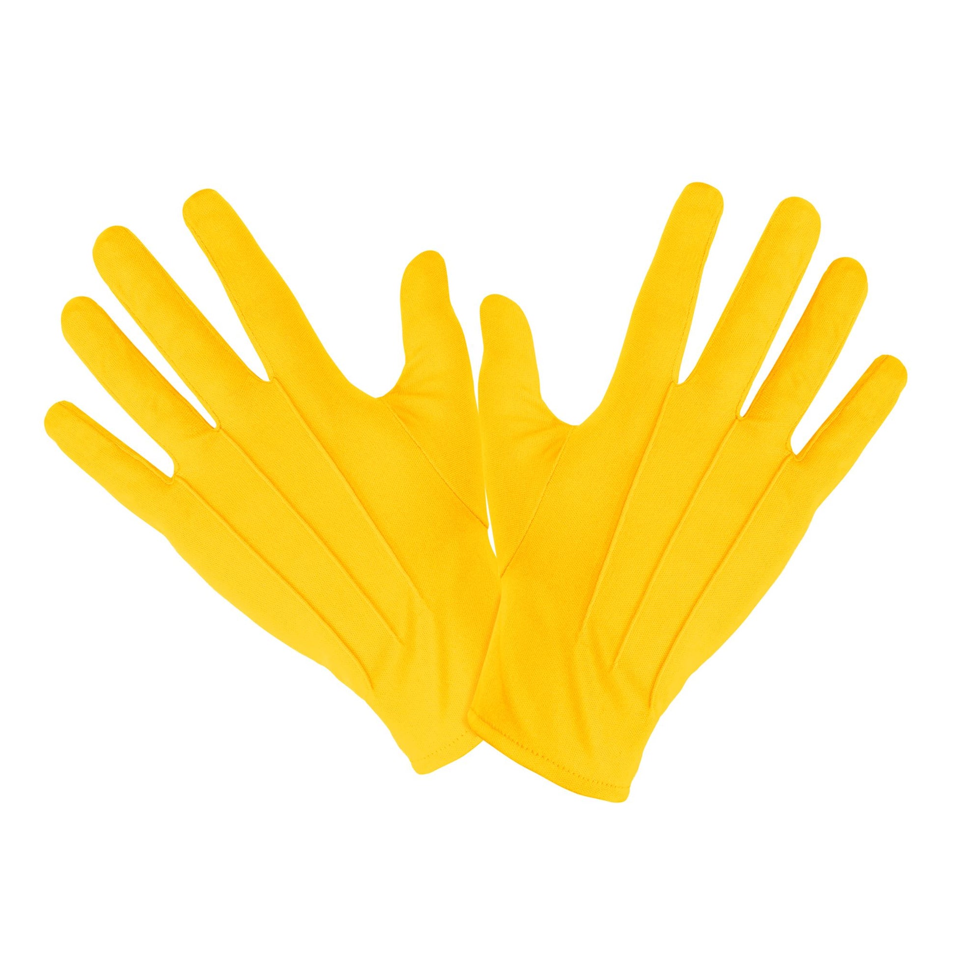 "HANDSCHUHE" gelb – Vorderansicht