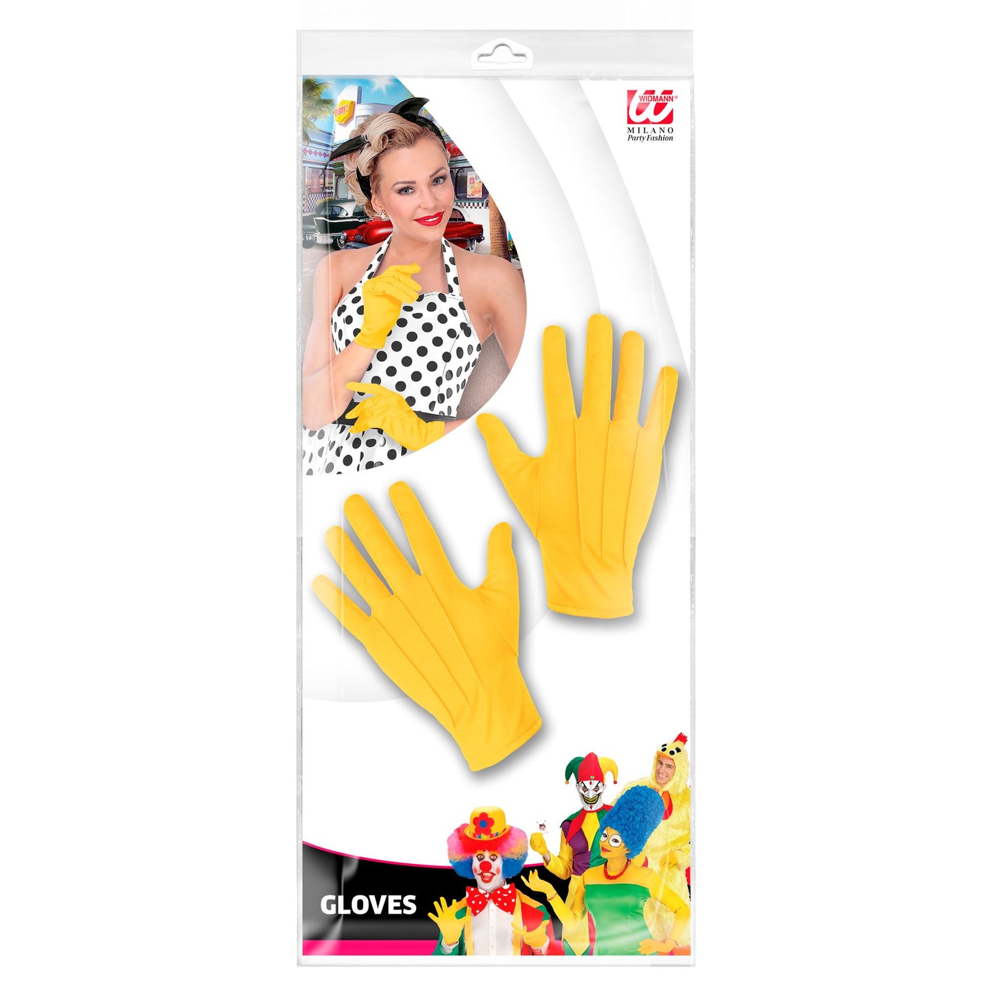 "HANDSCHUHE" gelb – Detailansicht