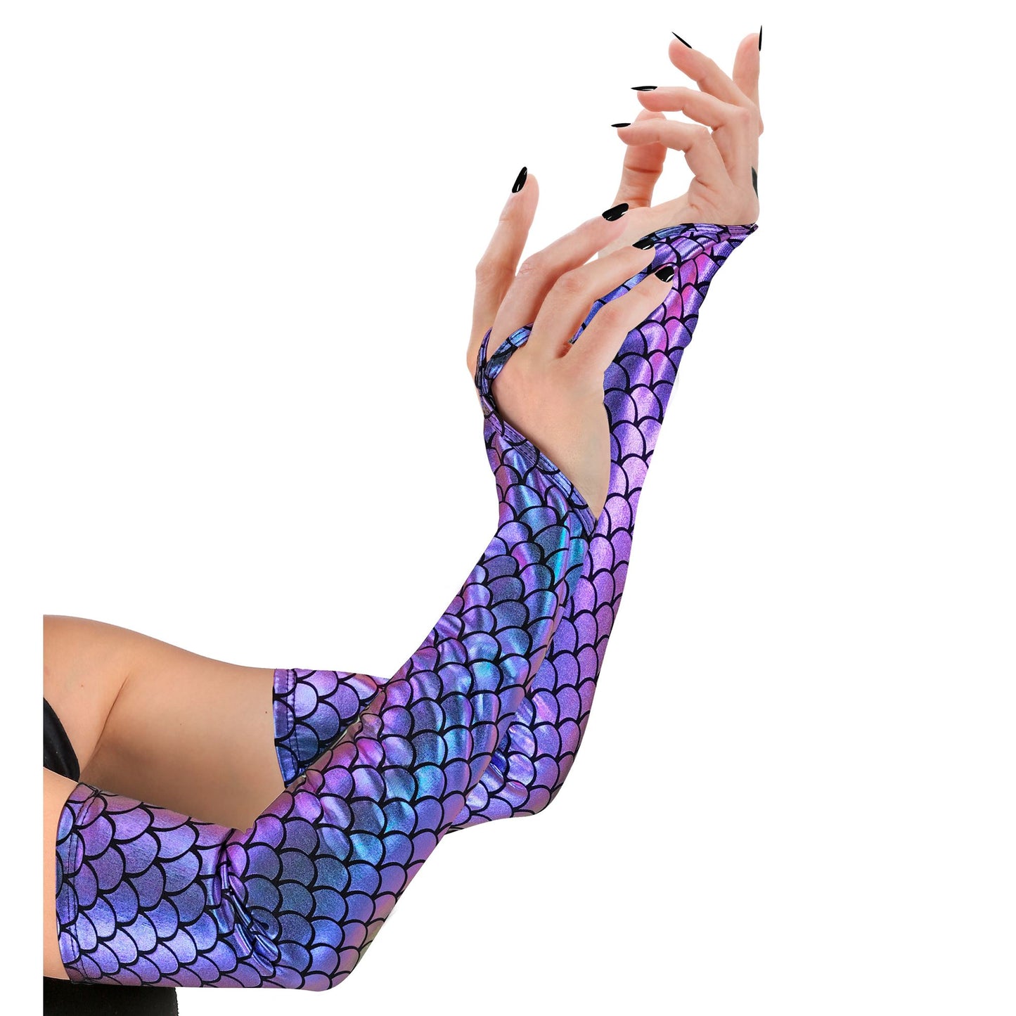 "HANDSCHUHE MEERJUNGFRAU" – Vorderansicht