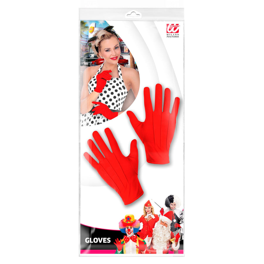 "HANDSCHUHE" rot – Detailansicht