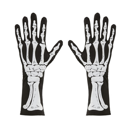 "HANDSCHUHE SKELETT" 35 cm – Vorderansicht