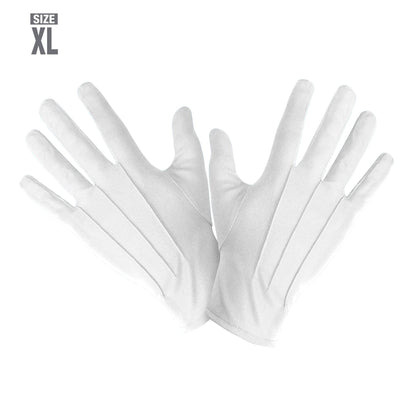 "HANDSCHUHE" weiß Größe XL – Vorderansicht