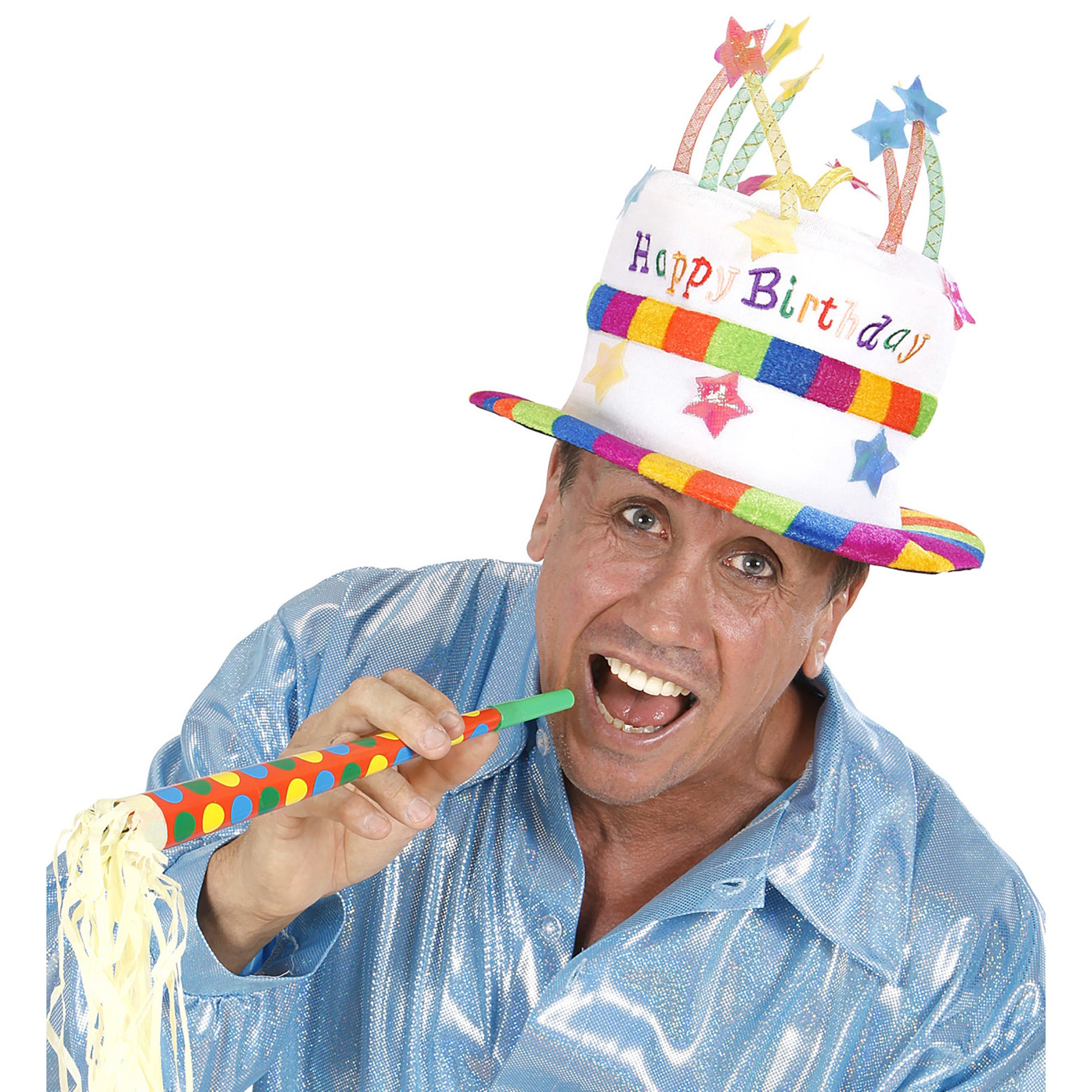 "HAPPY BIRTHDAY HUT" aus Samt – Detailansicht