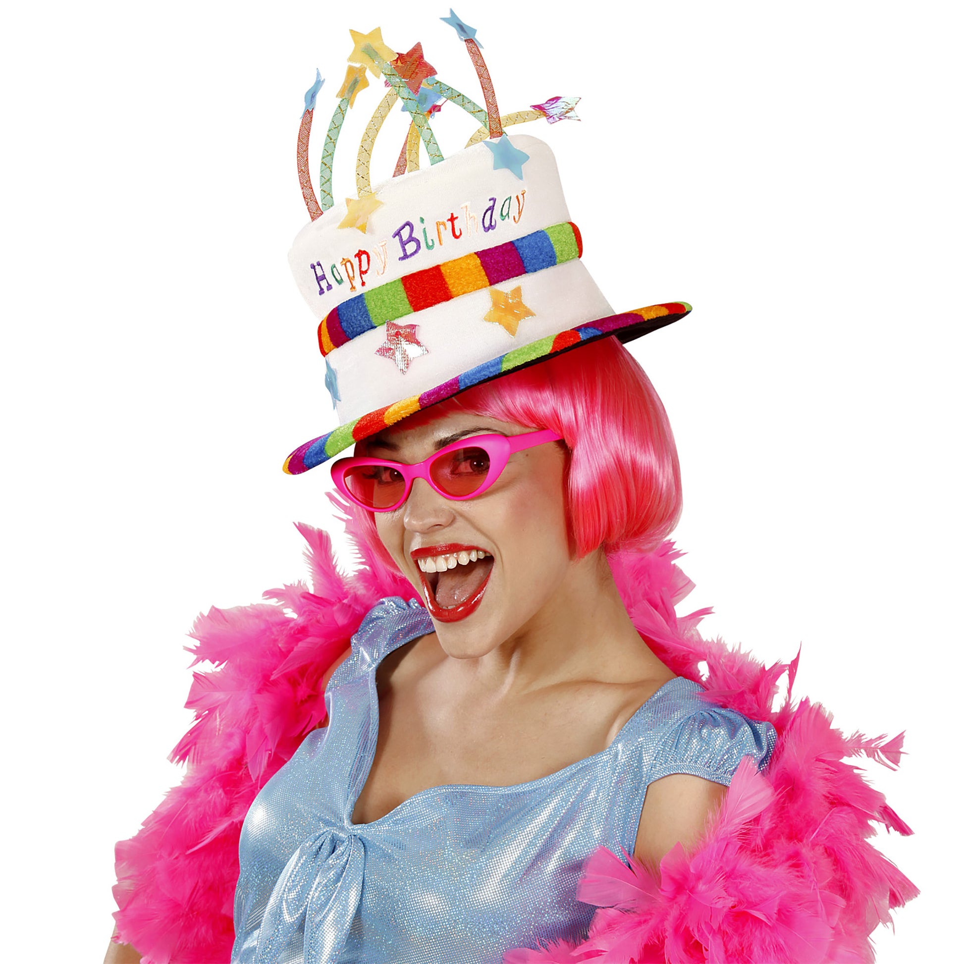 "HAPPY BIRTHDAY HUT" aus Samt – Ansicht 3