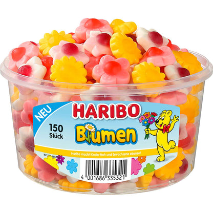 Haribo Bunte Blumen 150er Fruchtgummi Beutel – Produktansicht