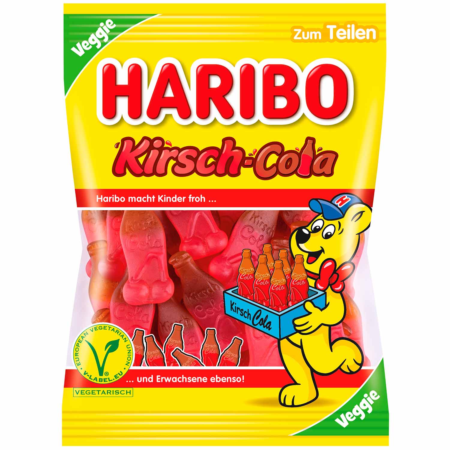Haribo Kirsch-Cola vegetarisch Fruchtgummi 175g