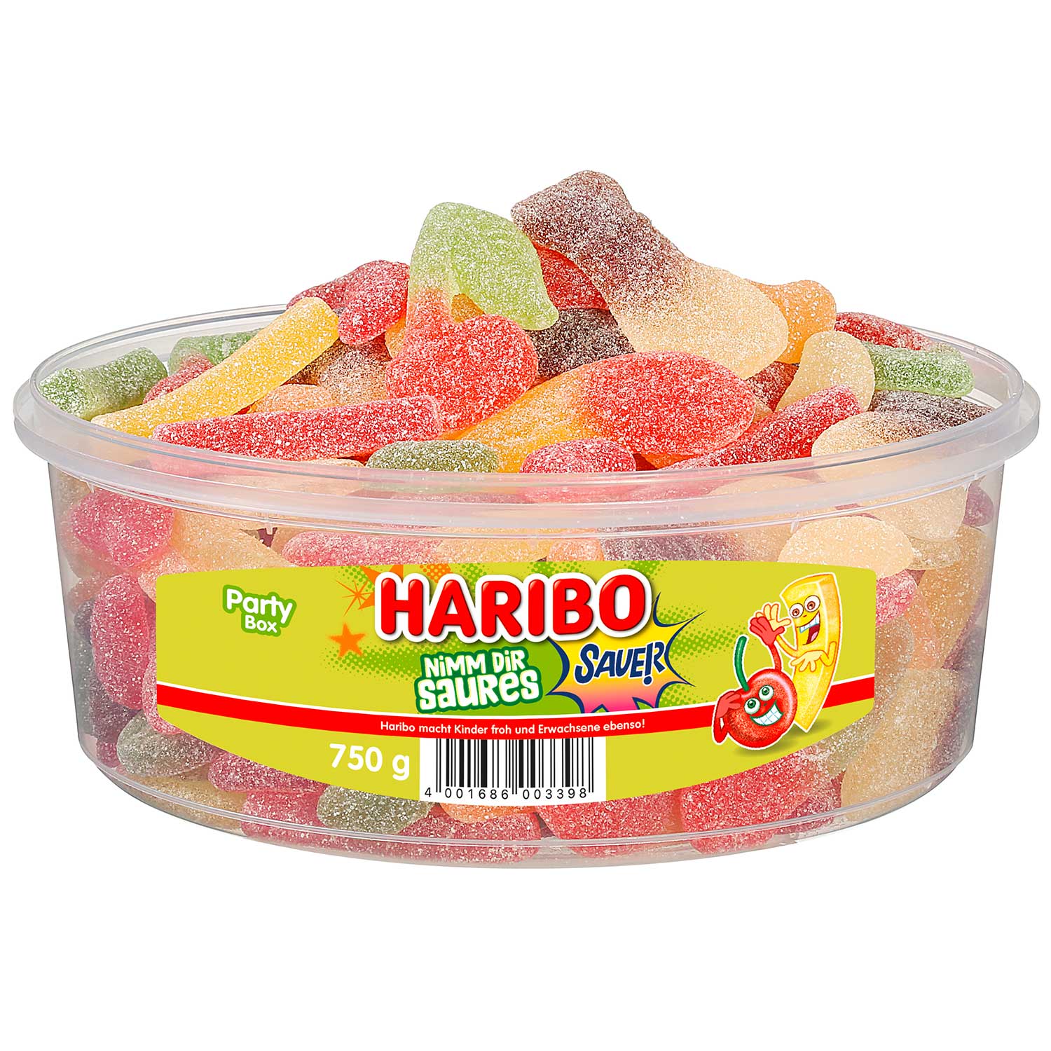 Haribo Nimm Dir Saures 750g saure Fruchtgummis Beutel