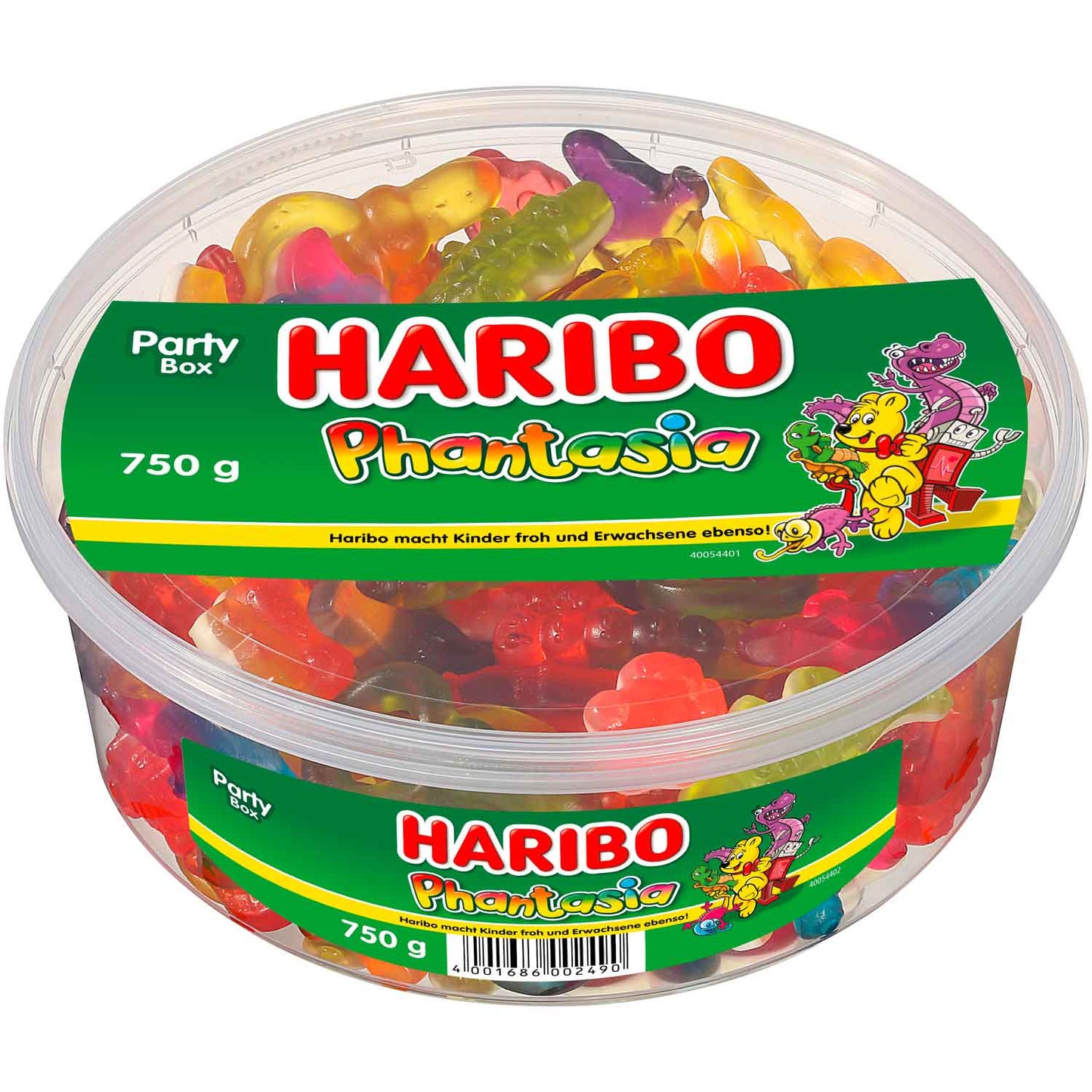 Haribo Phantasia 750g Fruchtgummi-Mischung in Dose – Produktansicht