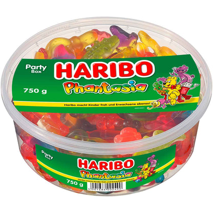 Haribo Phantasia 750g Fruchtgummi-Mischung in Dose – Produktansicht