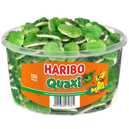 Haribo Quaxi Frösche Fruchtgummi mit Schaumzucker Weiss 1050 g