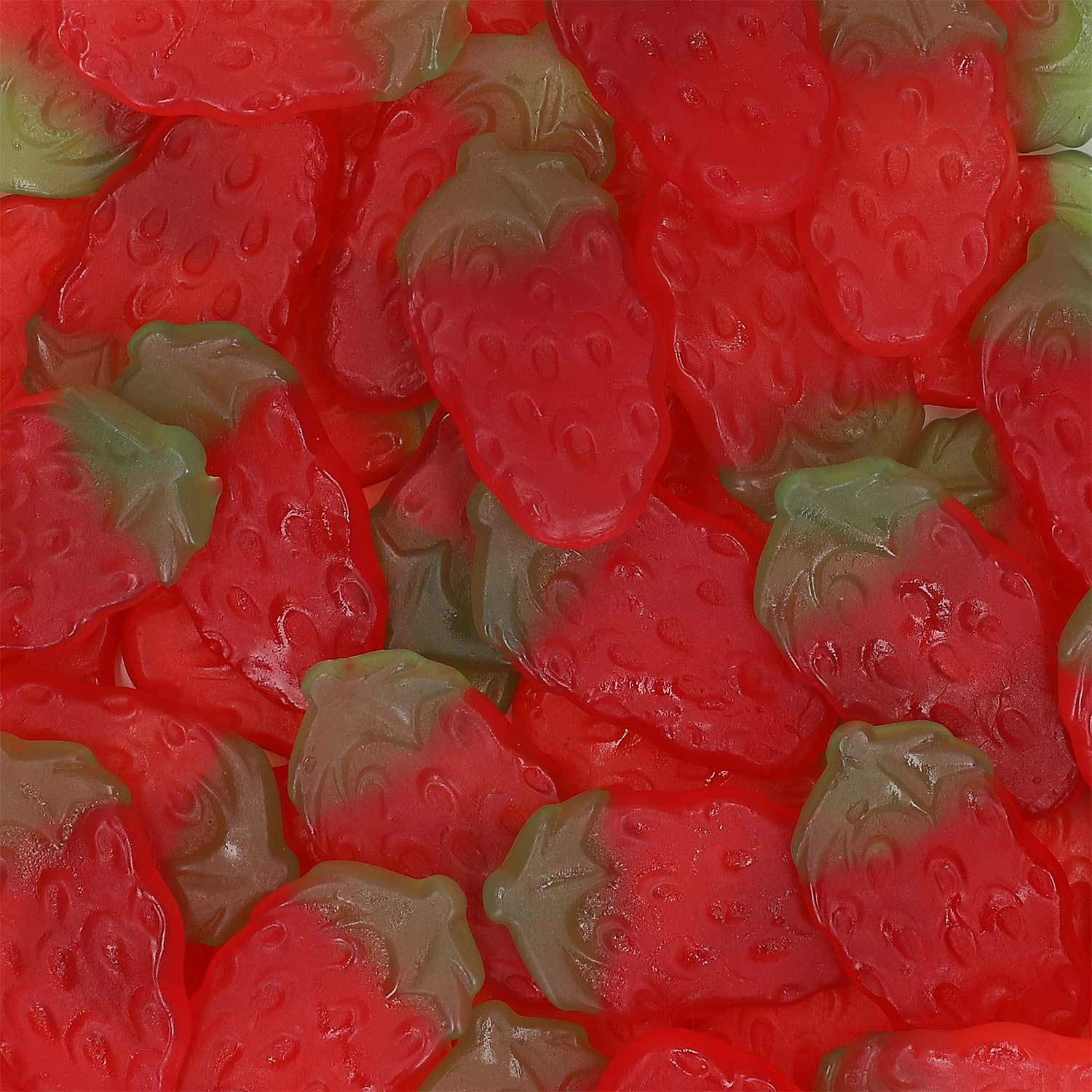 Haribo Riesen Erdbeeren vegetarisch Fruchtgummi 150er – Detailansicht