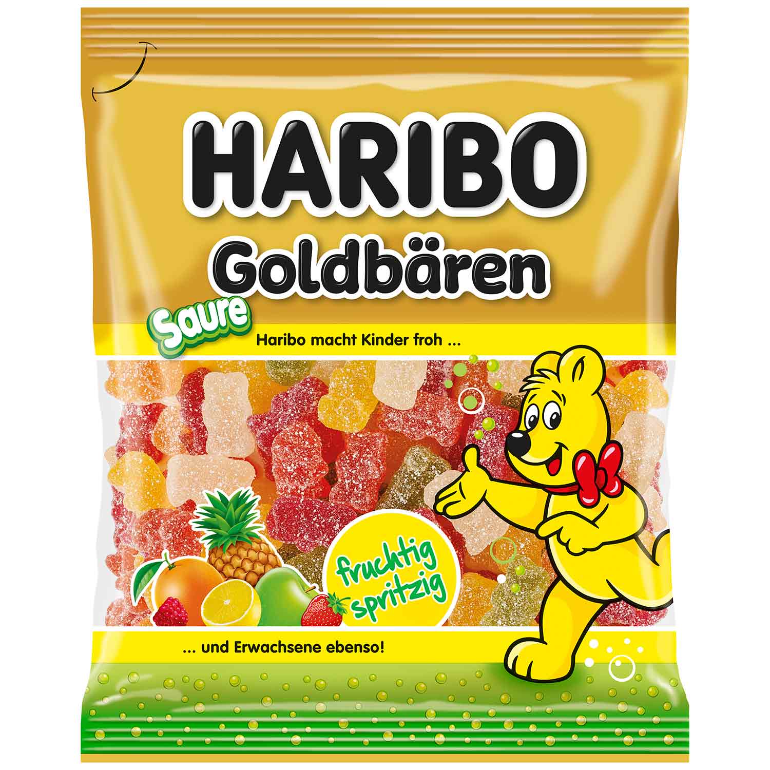 Haribo Saure Goldbären 175g Fruchtgummi mit sauren Geschmäckern