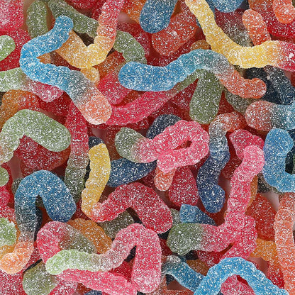 Haribo Super Wummis Sauer Vegan Fruchtgummi Würmer 1050 g