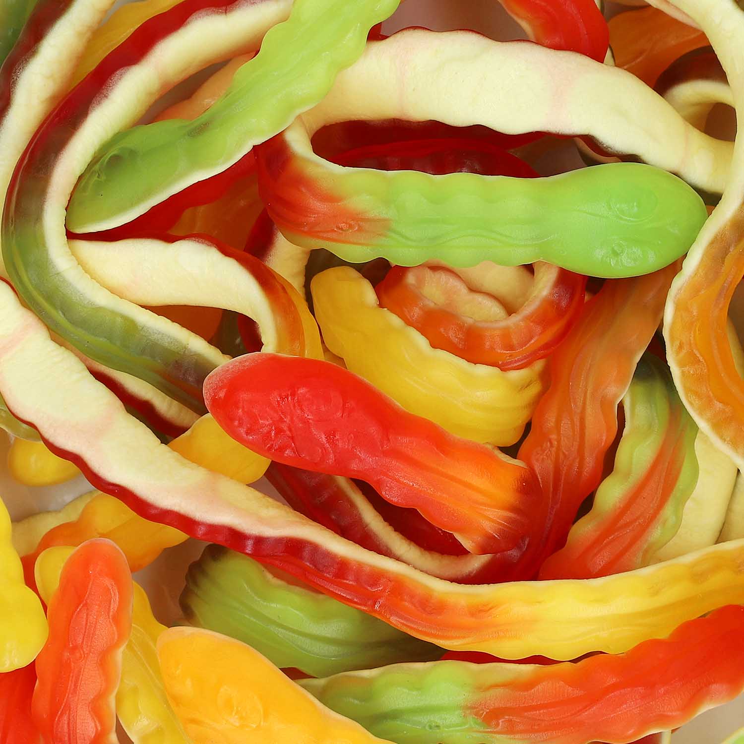 Haribo Anaconda Riesenschlangen in bunten Farben, 30er Packung, glutenfrei und fruchtig.