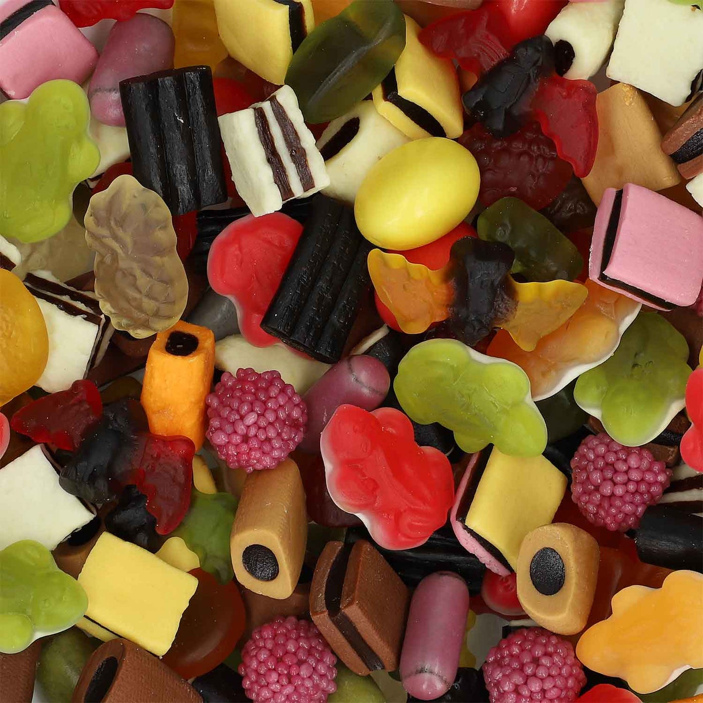 Haribo Color-Rado 1 Kg Fruchtgummi und Lakritz Mischung – Produktansicht