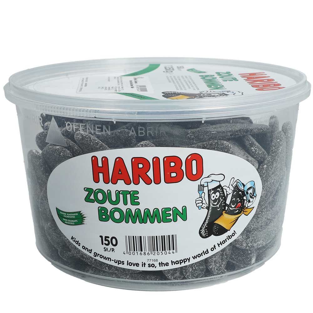 Haribo gezuckerte Salz Lakritz Gurken 150er – Produktansicht