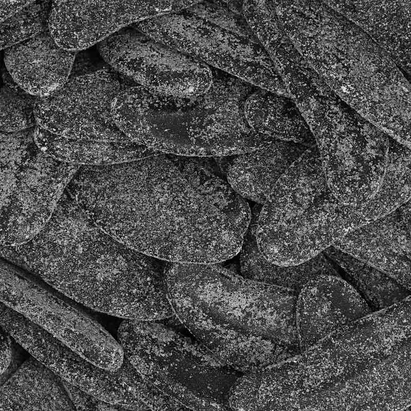 Haribo gezuckerte Salz Lakritz Gurken 150er – Detailansicht