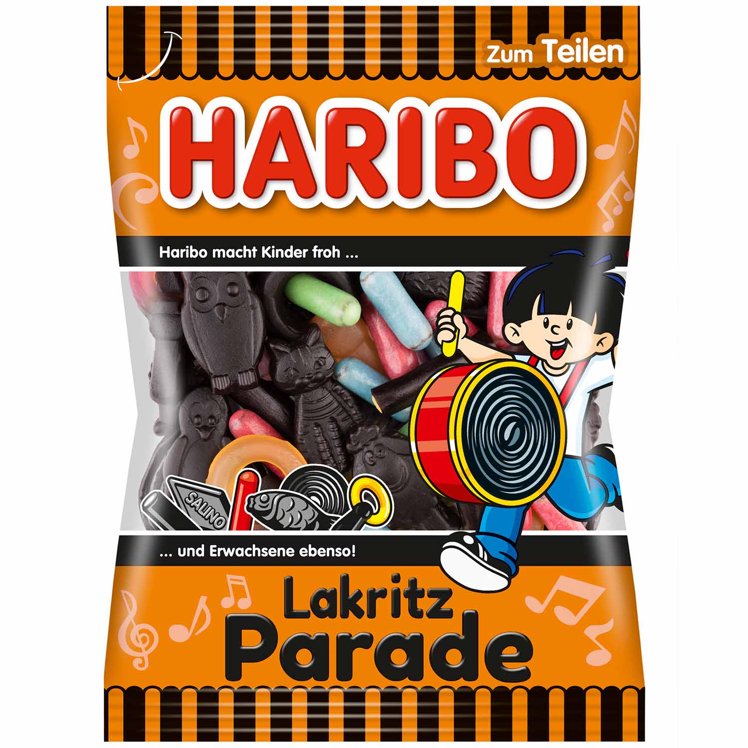 Haribo Lakritz Parade 175g - Lakritzmix von Haribo