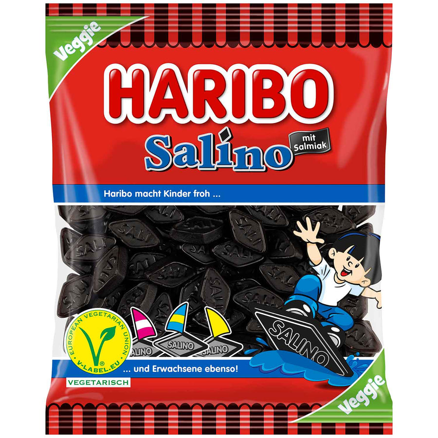 Haribo Salino vegetarisch Lakritz 175 g Packung