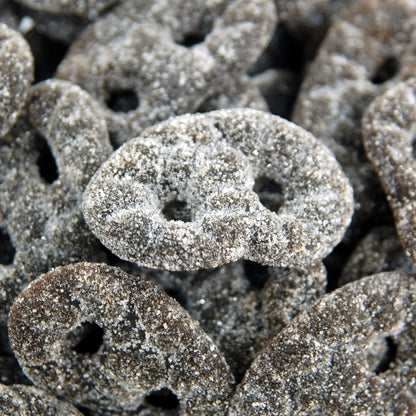 Haribo Salzbrezeln vegane Salmiaklakritz Weiche Lakritz 150 Stück 175 g