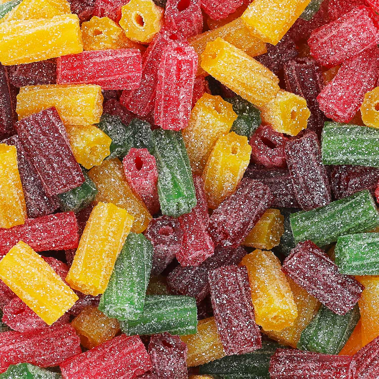 Haribo Pasta Penne sauer vegan 330g saures Fruchtgummi Produktbild – Detailansicht