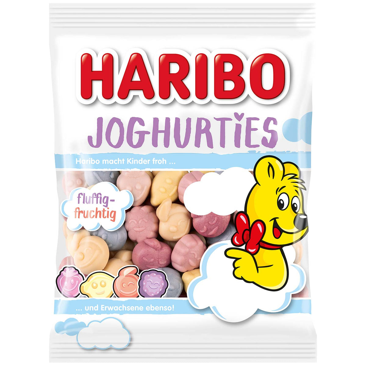 Haribo Joghurties Fruchtgummi mit Magermilchjoghurtpulver 160 g