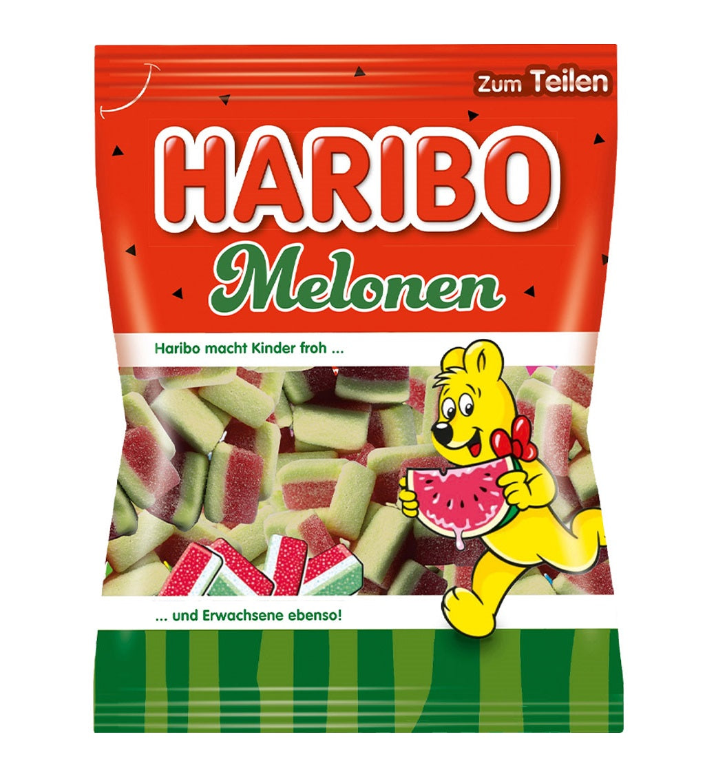 Haribo Wassermelonen Fruchtgummi Schaumzucker 160g Packung