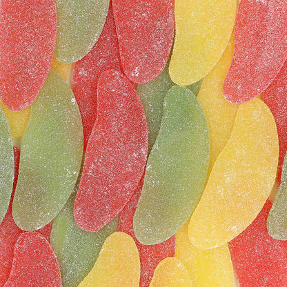 Haribo Super Gurken vegan 150er saure Fruchtgummi-Gurken – Detailansicht
