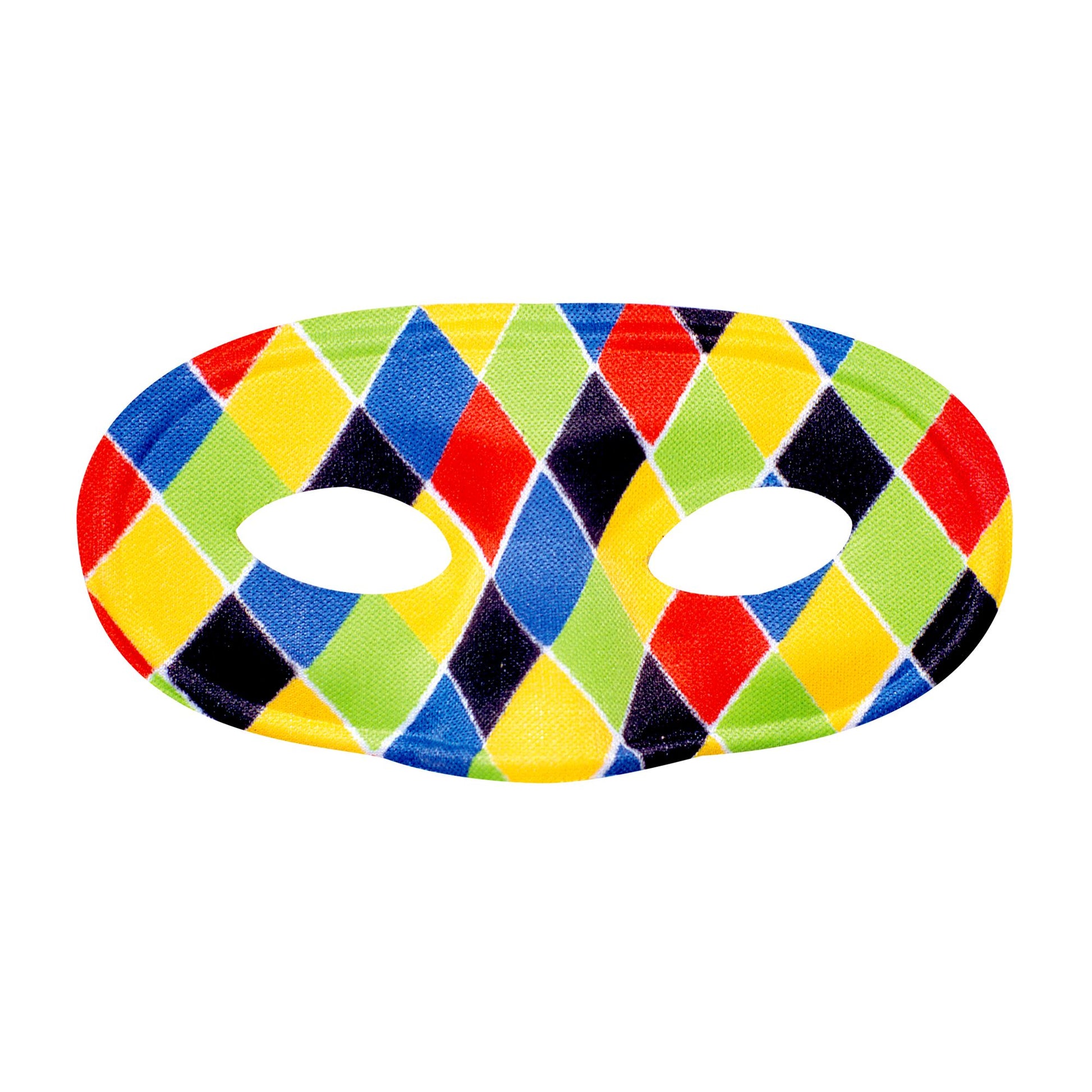 "HARLEKIN AUGENMASKE" – Vorderansicht
