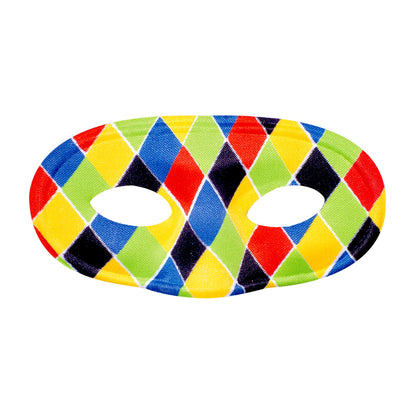"HARLEKIN AUGENMASKE" – Vorderansicht