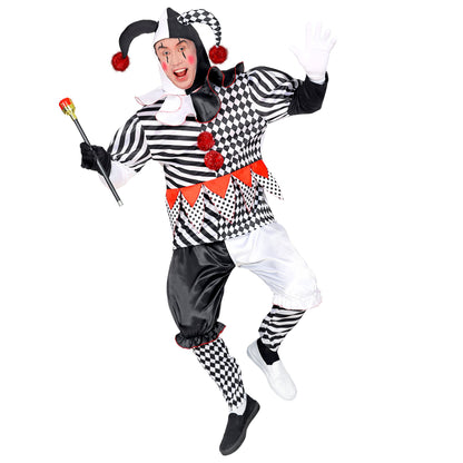 "HARLEKIN" (Jacke, Hose, Mütze, Handschuhe) – Vorderansicht