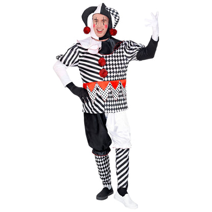 "HARLEKIN" (Jacke, Hose, Mütze, Handschuhe) – Detailansicht