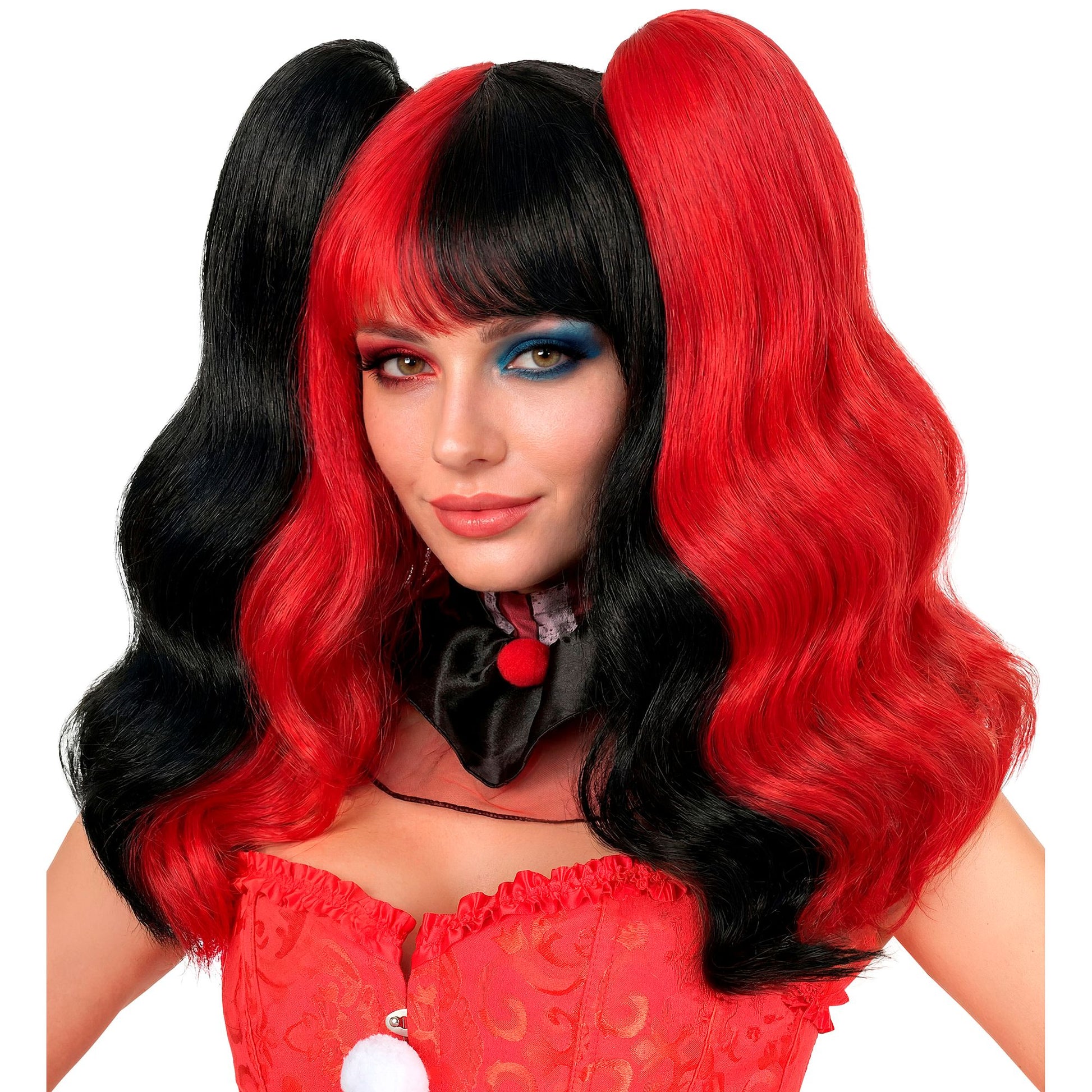 "HARLEKIN PERÜCKE MIT EXTENSIONS" in box – Ansicht 5